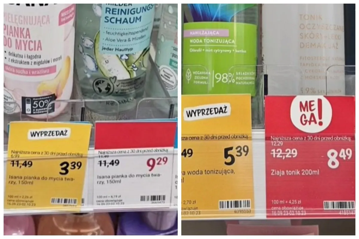 aplikacja Rossmann PL promocje etykieta cenowa