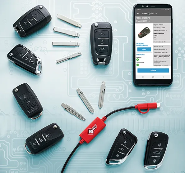 r&oacute;żne typy pilot&oacute;w samochodowych