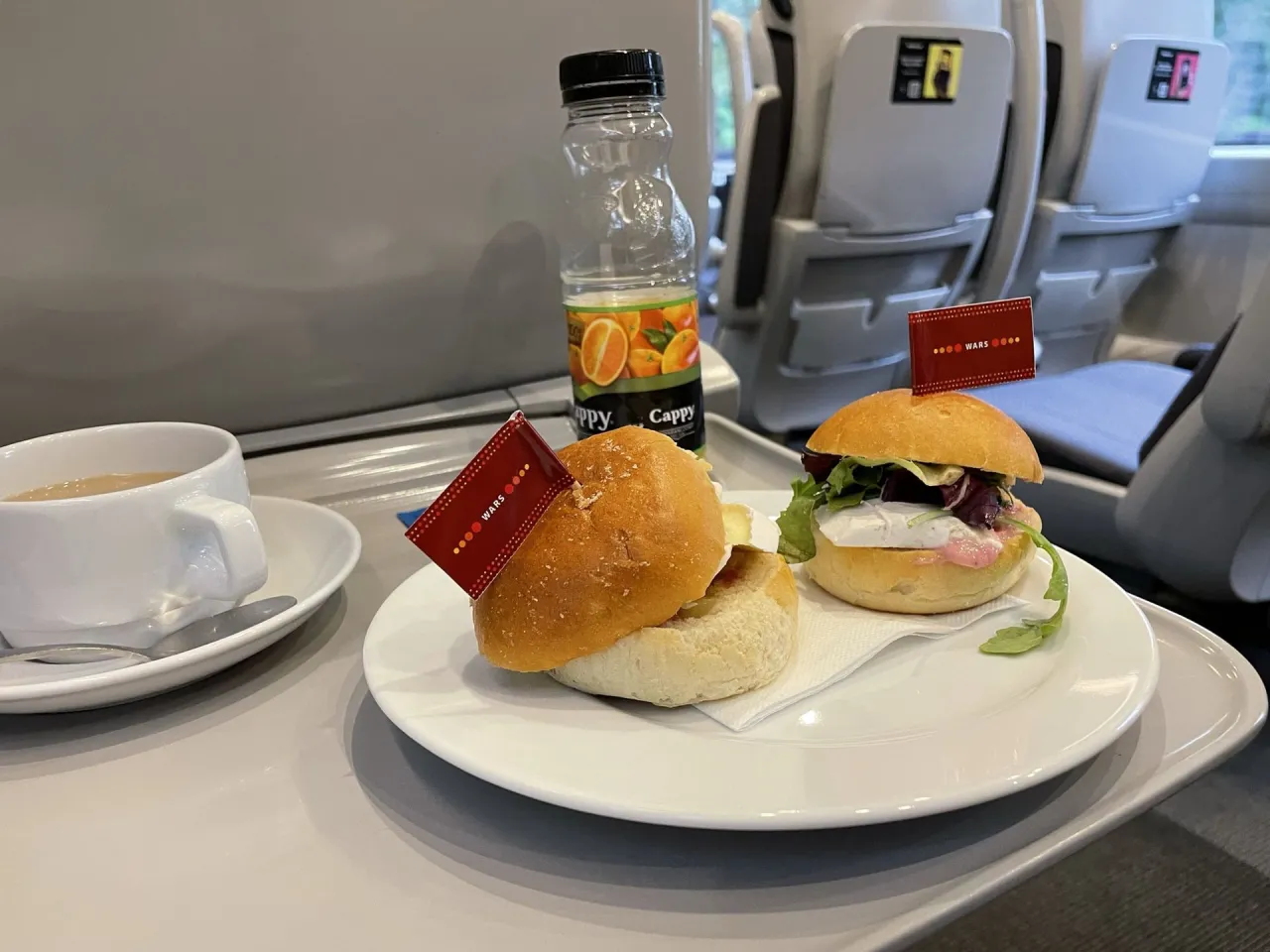 Pendolino 1 klasa posiłek