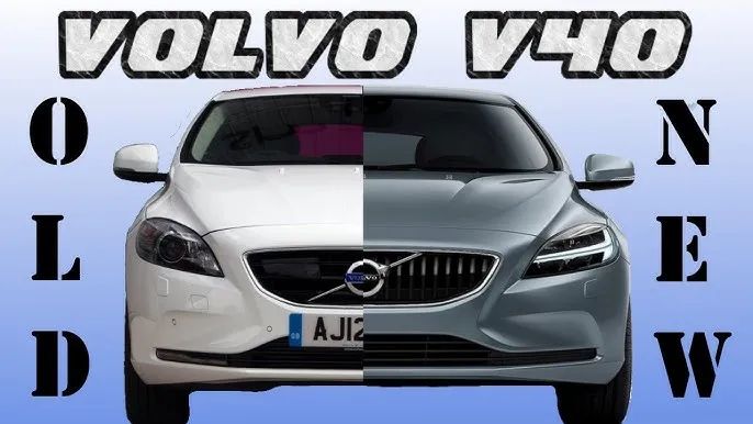Volvo V40 po liftingu i przed liftingiem por&oacute;wnanie reflektor&oacute;w
