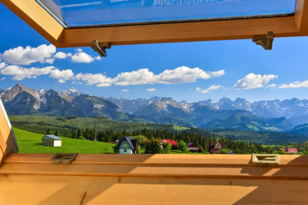 Willa G&oacute;rski Wierch spa jacuzzi sauna widok na g&oacute;ry