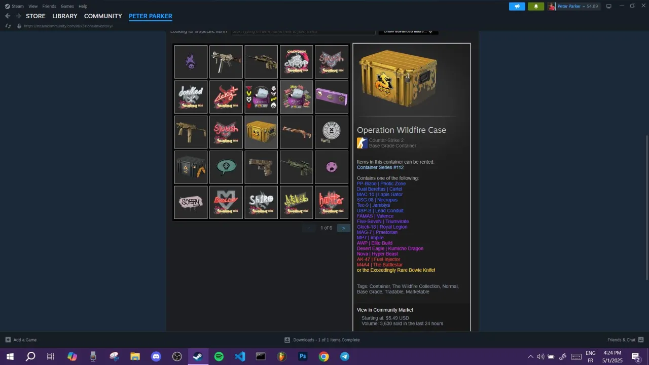 CS2 Operation Wildfire case 2026