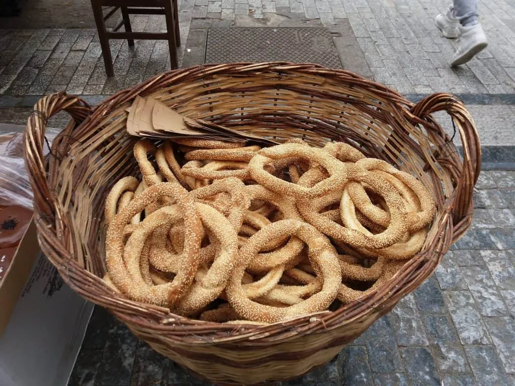 Tanie jedzenie Ateny street food