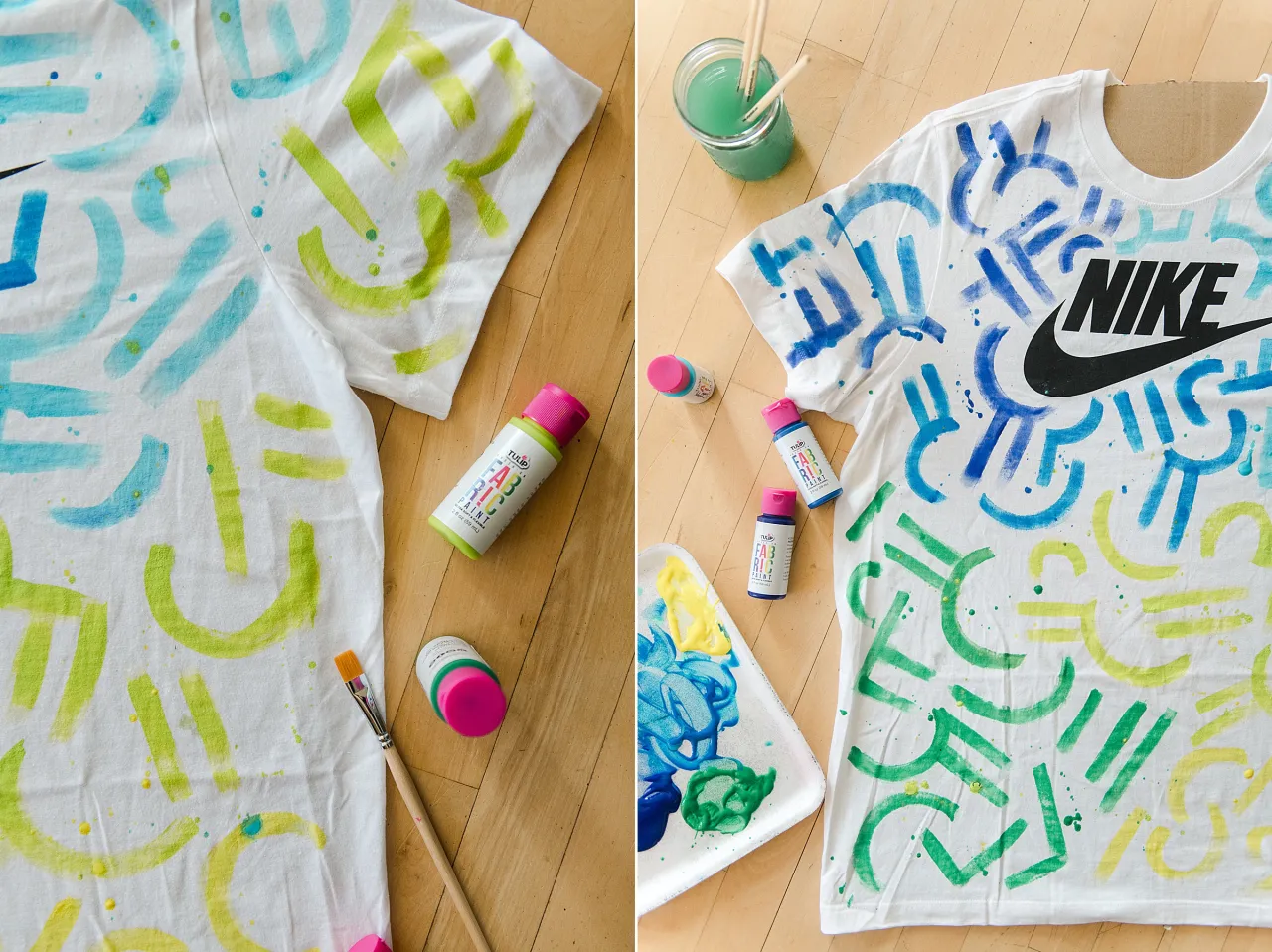 DIY Graffiti T-Shirt Materialien und Techniken