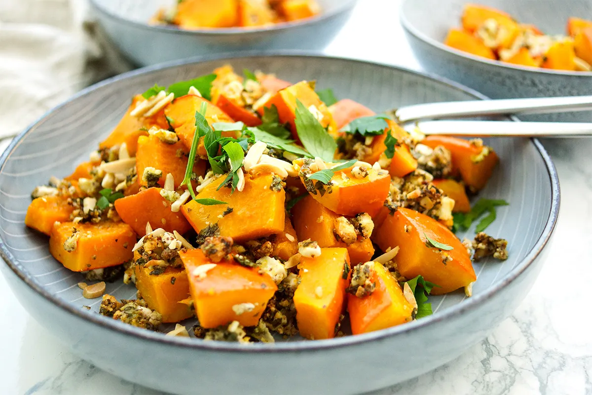 Hokkaido K&uuml;rbis und Zutaten