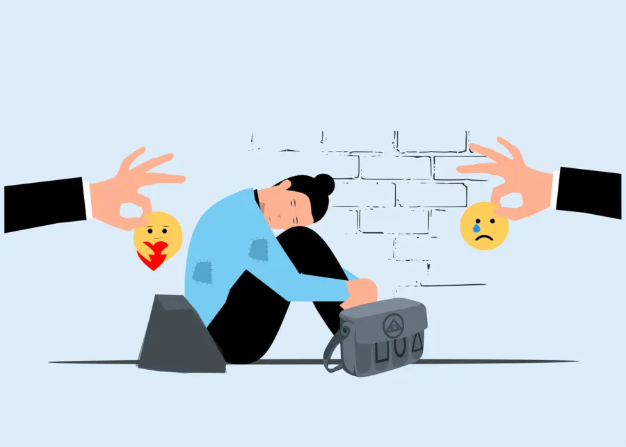 Osoba szukająca pomocy psychologicznej