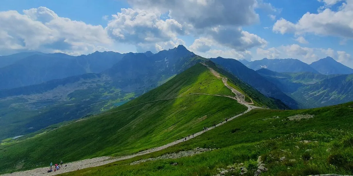 Szlak zielony na Kasprowy Wierch przez Myślenickie Turnie