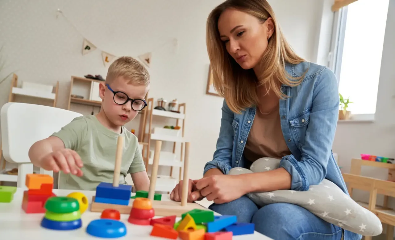 Zamyślone dziecko w przedszkolu, sygnały trudności
