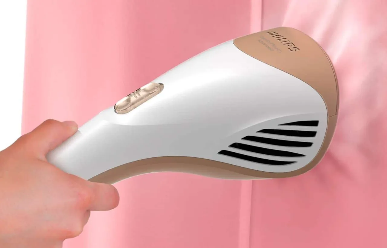 Kamień w parownicy do ubrań