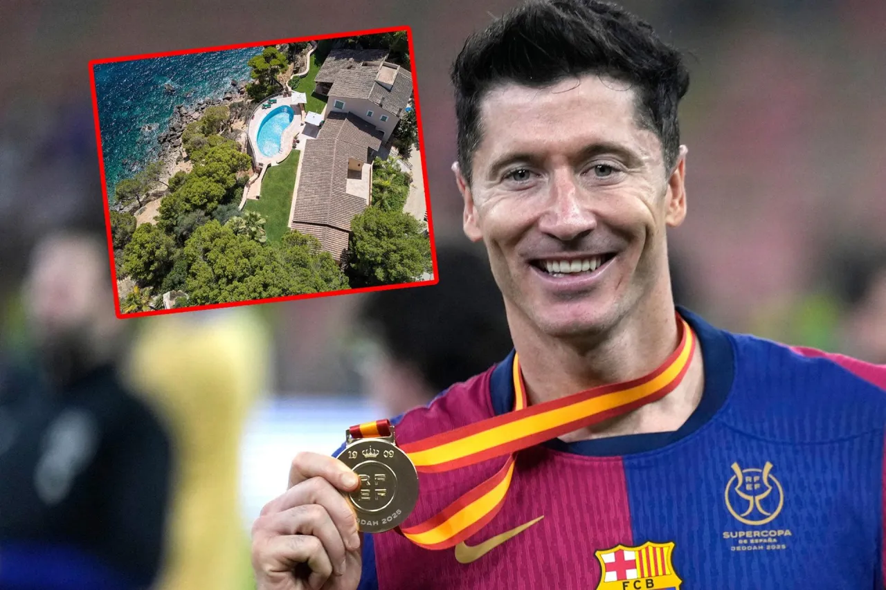 Robert Lewandowski z medalem i luksusową willą. Zastanawiasz się, ile zarabia Lewandowski na sekundę?