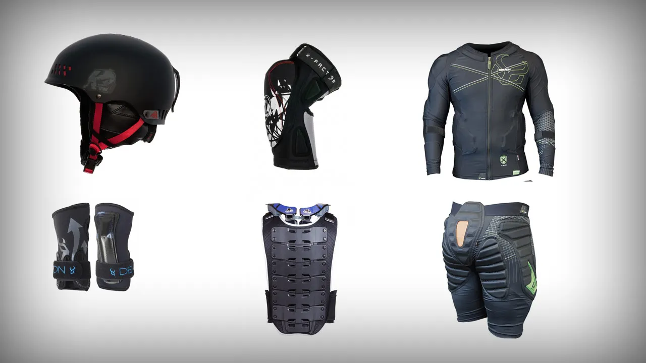 snowboard sprzęt dla początkujących kask ochraniacze