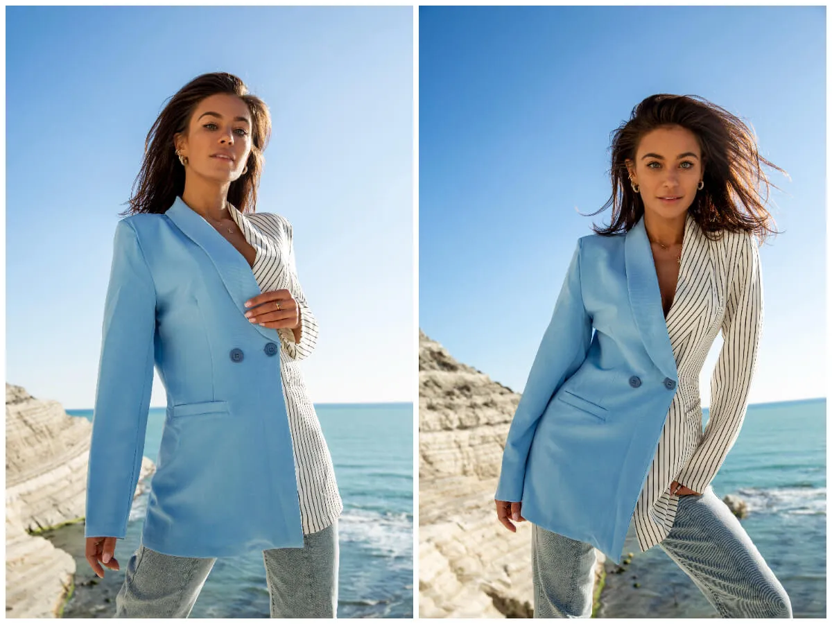 r&oacute;żne rodzaje bluzek pod żakiet stylizacje