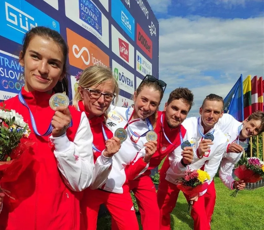 Polscy kajakarze mistrzostwa Polski podium
