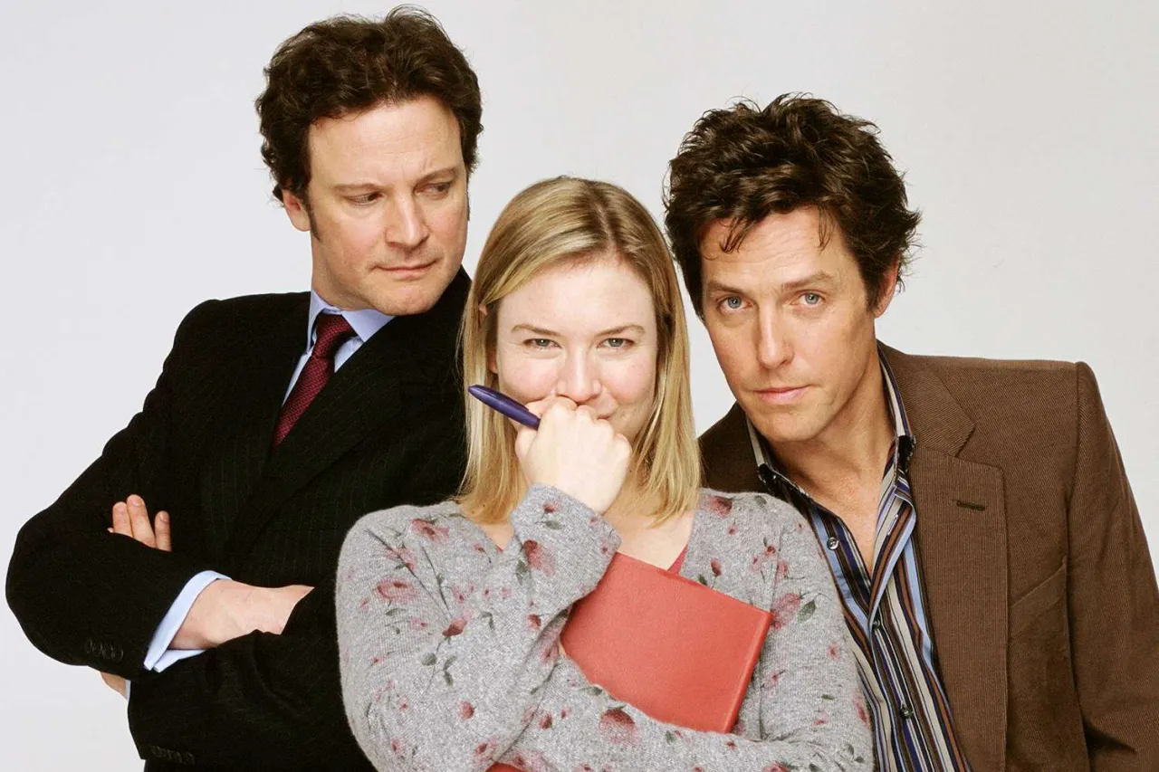 obsada filmu Bridget Jones Ren&eacute;e Zellweger Colin Firth Hugh Grant