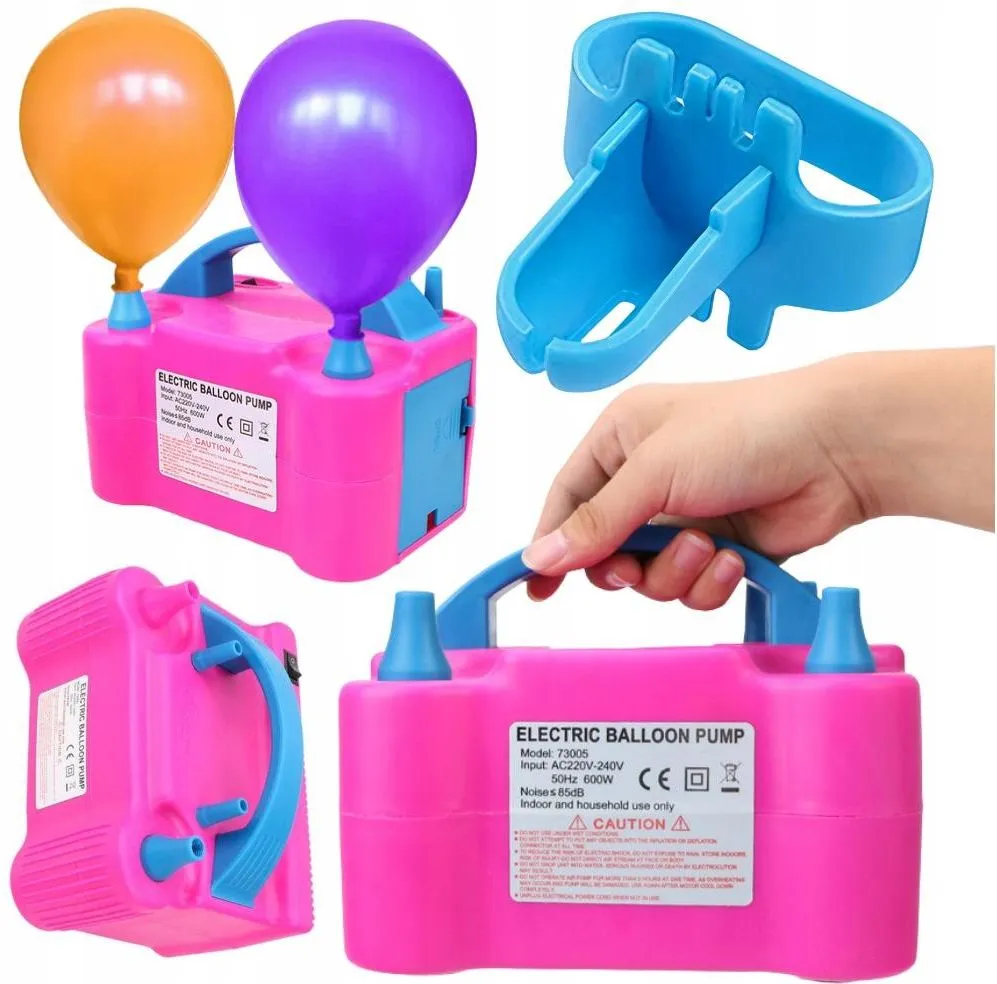 różne rodzaje pompek do balonów