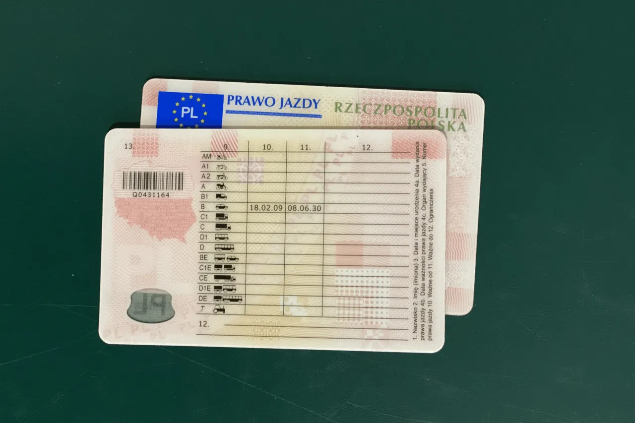 Mandat za brak prawa jazdy