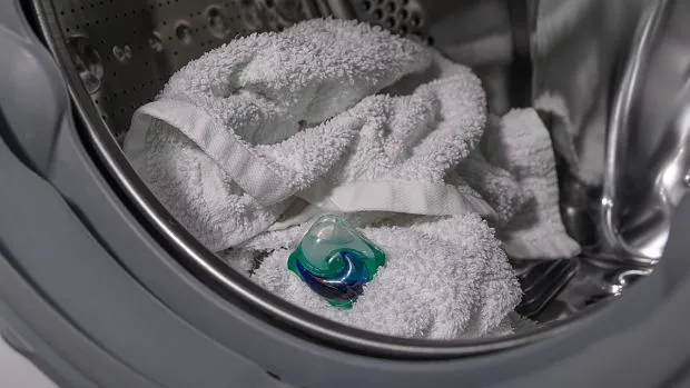 kapsułka do prania w bębnie pralki