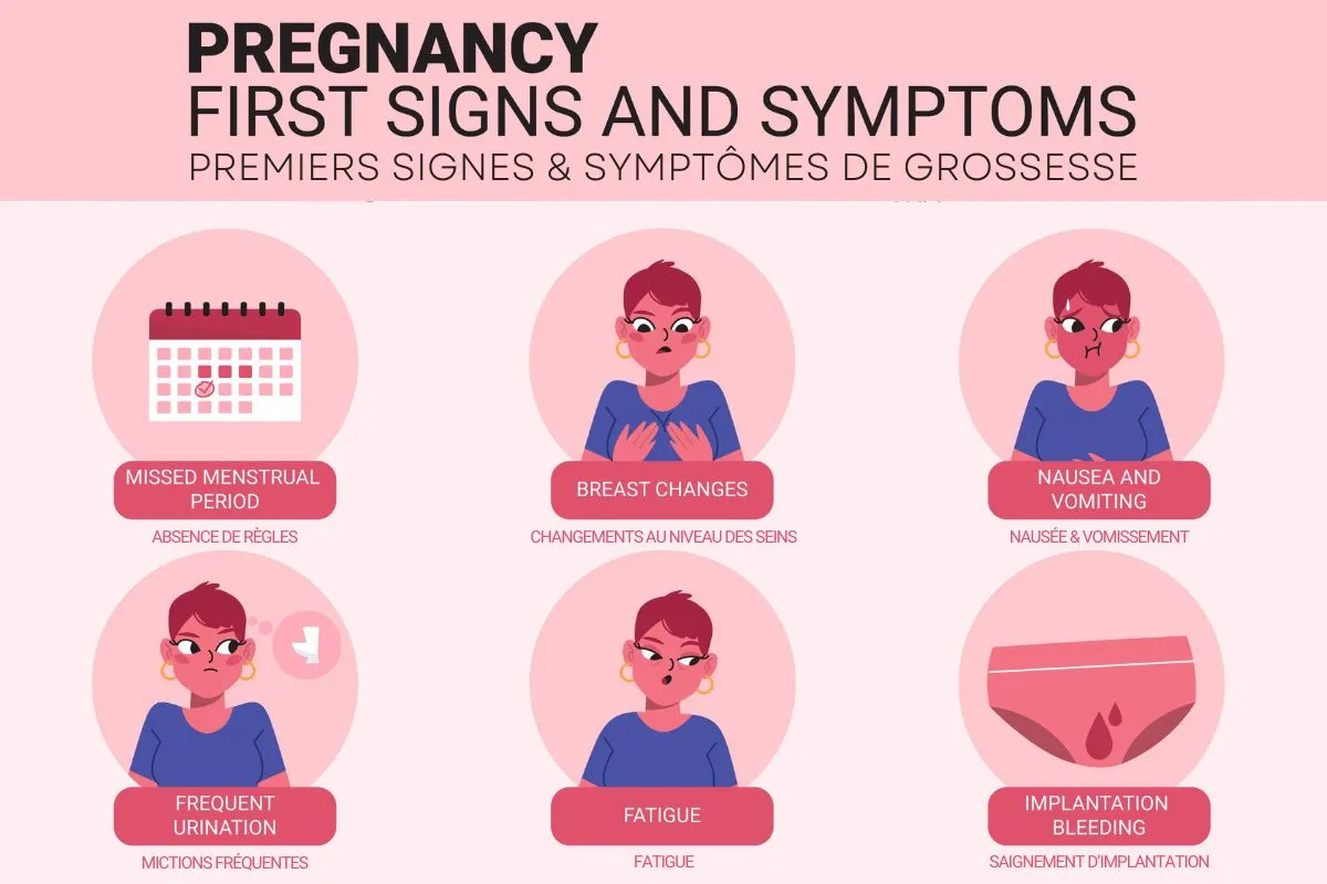 kobieta zastanawiająca się nad objawami ciąży