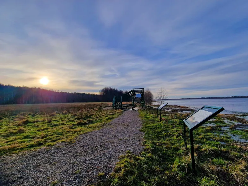 Jezioro Sarbsko wędkarstwo krajobraz