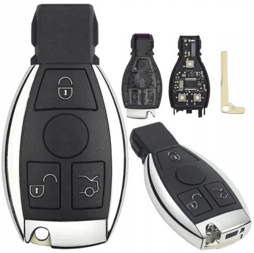 Mercedes kluczyk rybka vs chromowany