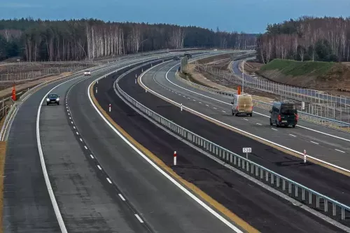 Mapa dojazdu samochodem do Łeby z autostradą A1 i S6