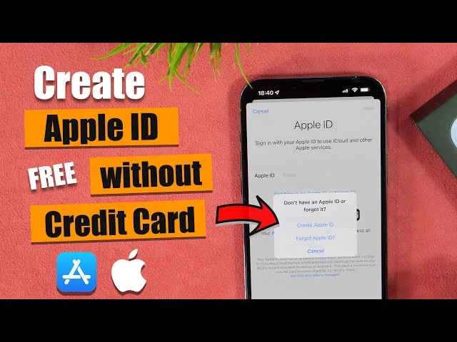 Apple ID creation process no credit card