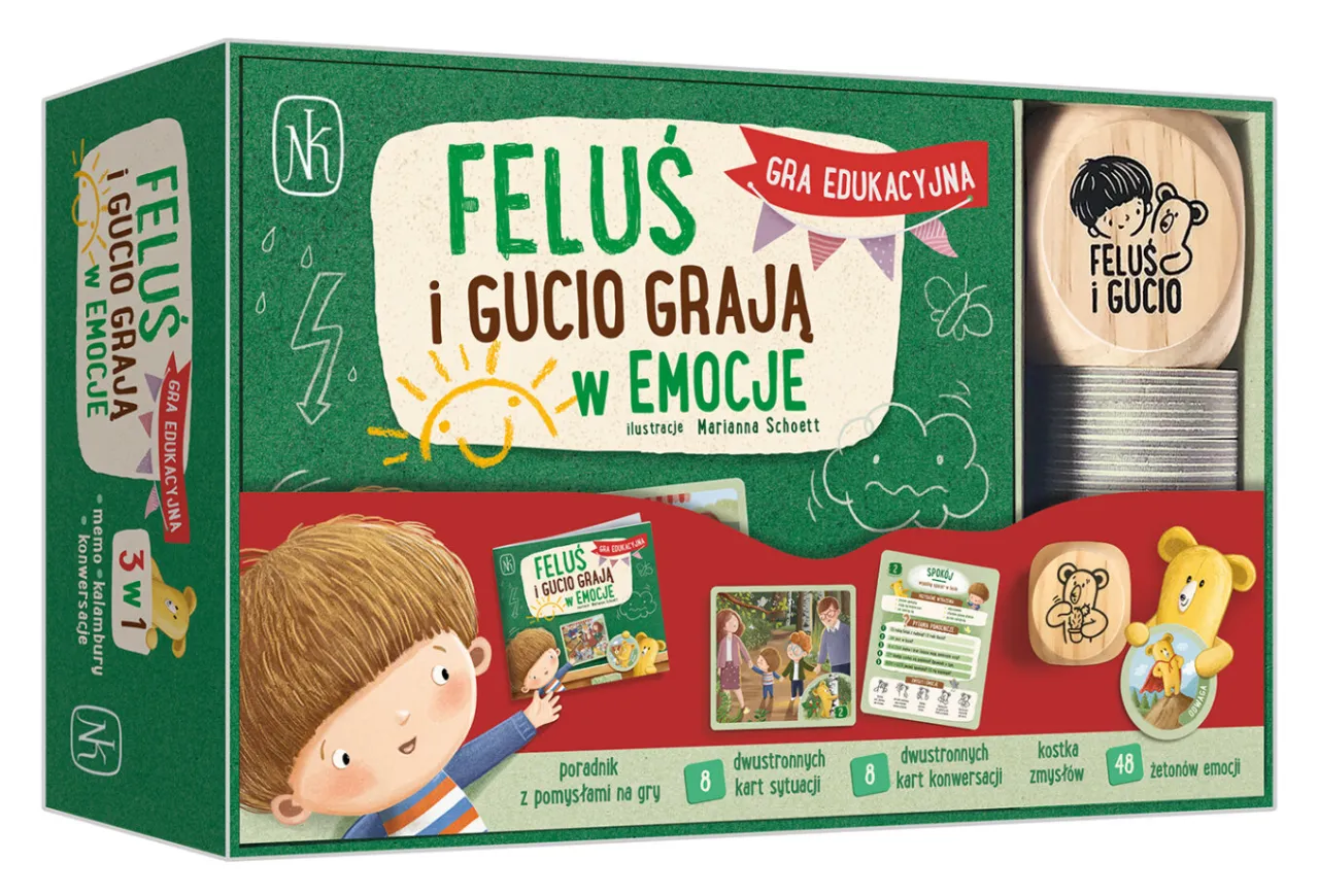 Gra planszowa Co za emocje pudełko