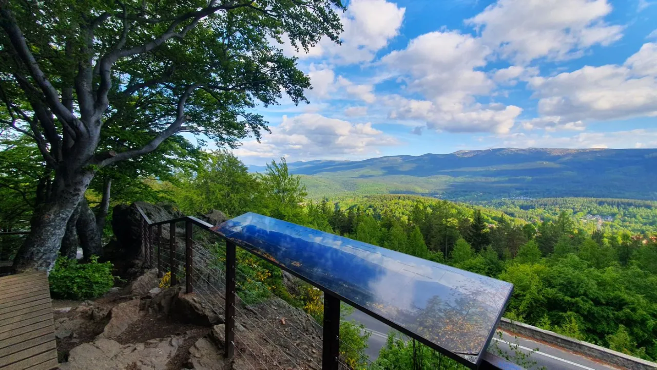 Lodowy Szlak G&oacute;ry Izerskie Zakręt Śmierci