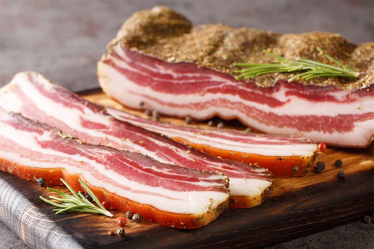 Guanciale vs pancetta