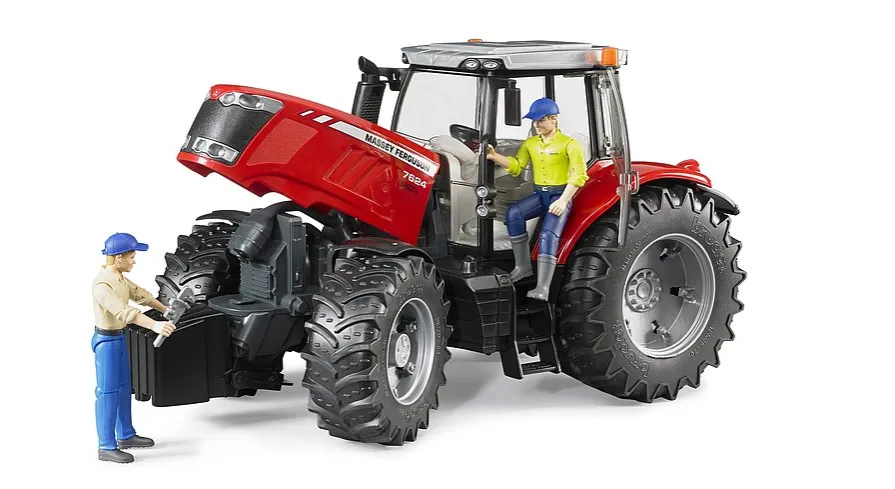 porównanie traktorów zabawkowych Bruder Siku Rolly Toys Massey Ferguson