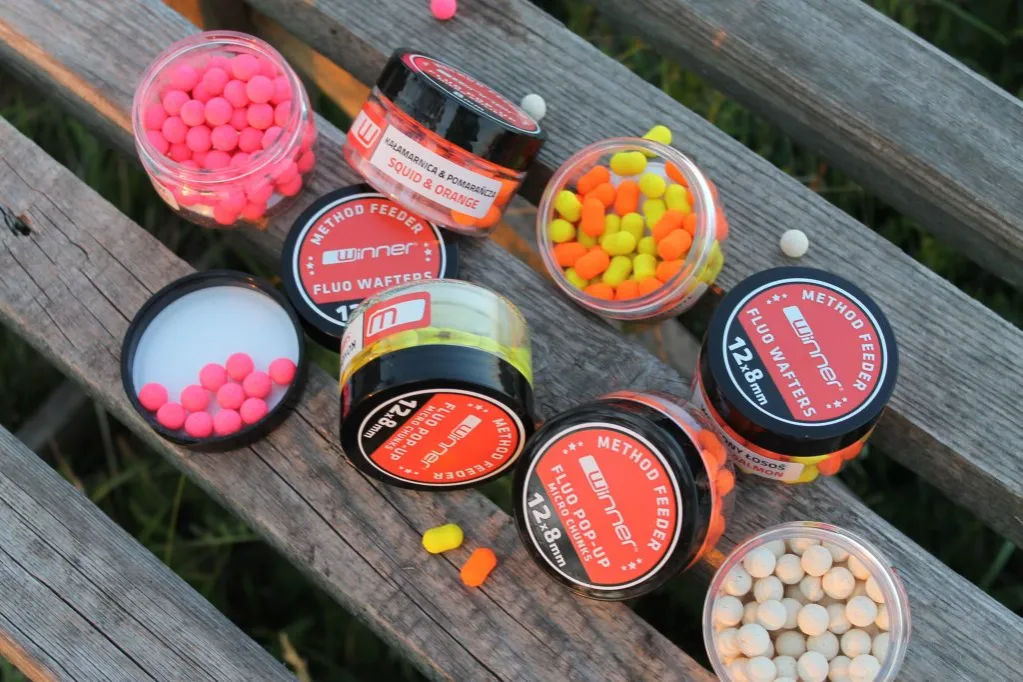 Rodzaje przynęt Method Feeder: waftersy, dumbellsy, pop-upy