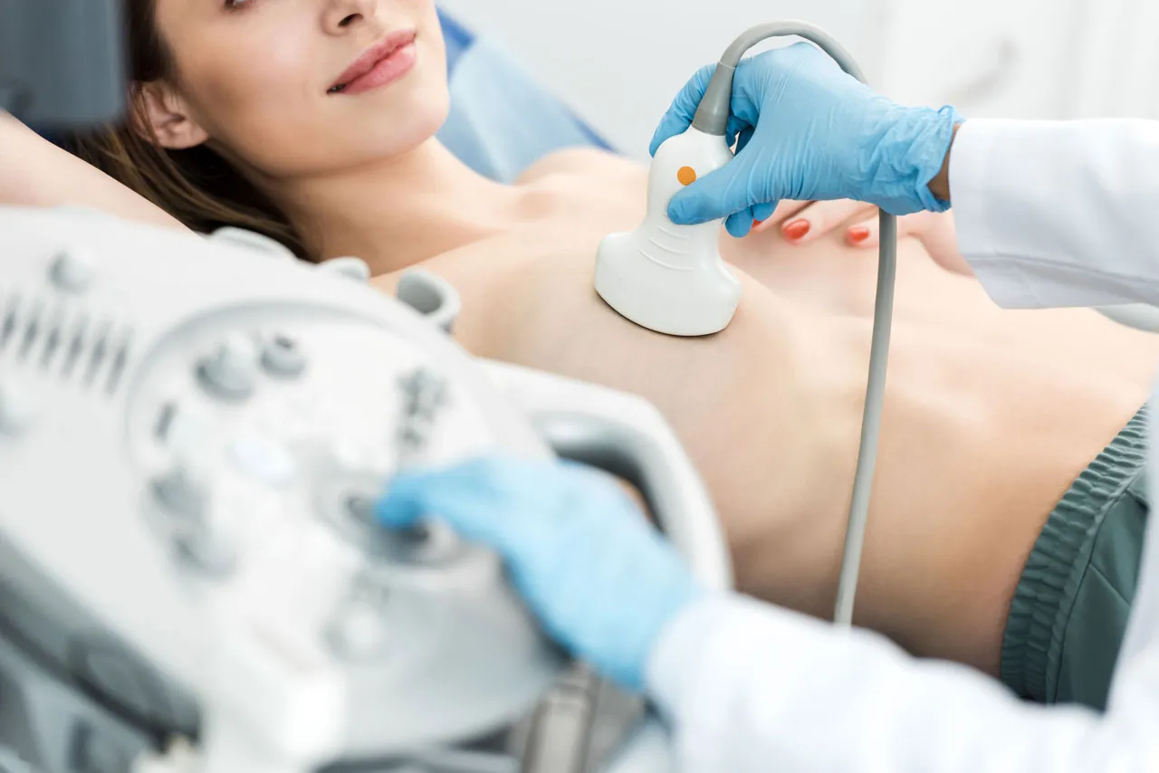 Brustultraschall Untersuchung