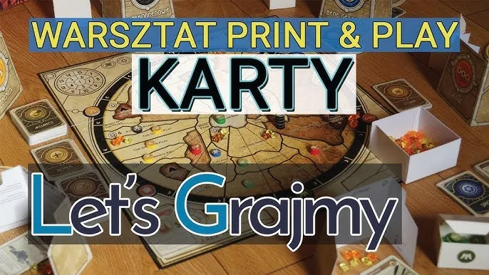 domowe wykonanie komponentów Print and Play