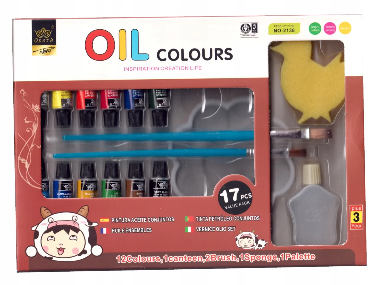 narzędzia do malowania farbą olejną