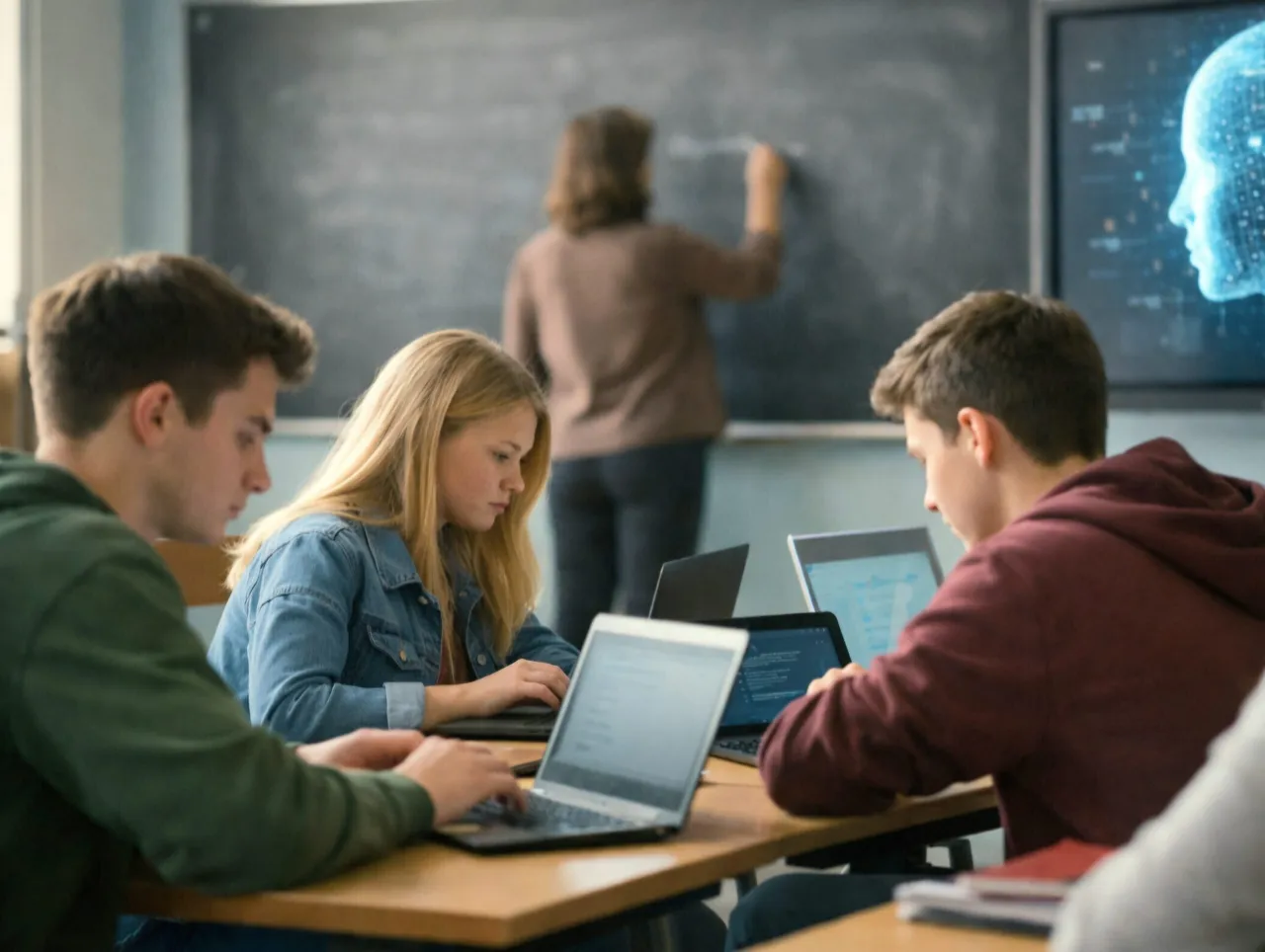 Studenci w Oslo relaks