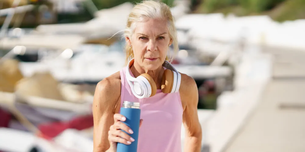 kobieta z b&oacute;lem staw&oacute;w lub problemami z koncentracją