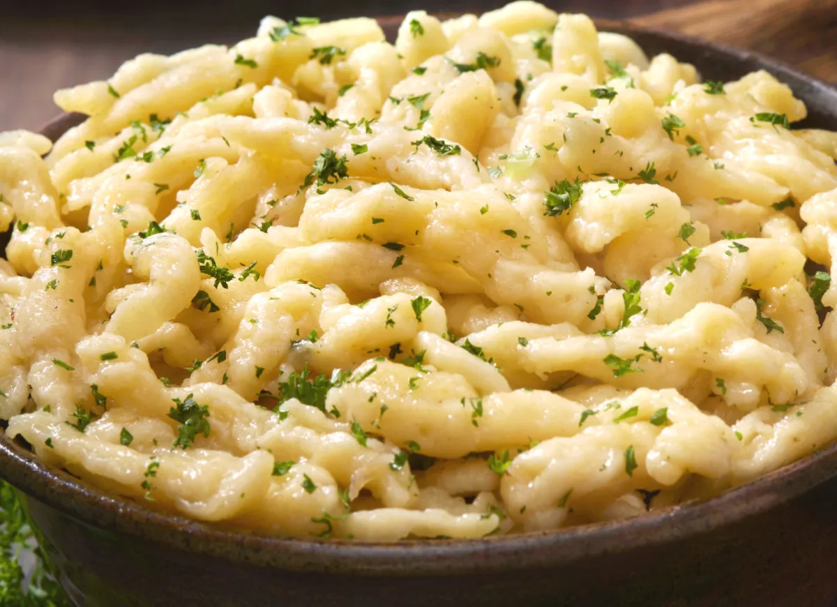 lane kluski z masłem