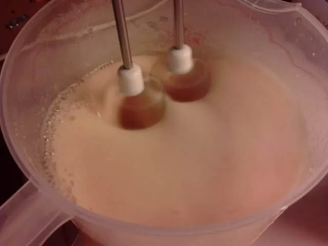 pianka z galaretki ubijanie mikserem