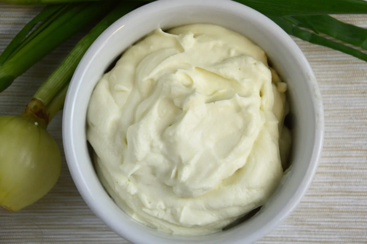 Majonez wegański z aquafaby