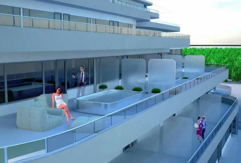 Hotel Gołębiewski Pobierowo wizualizacje wnętrz aquapark