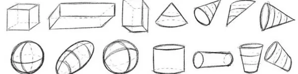 Objekte aus Grundformen zeichnen lernen