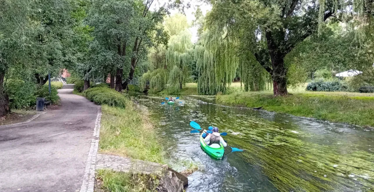 Spływ kajakowy rzeką Łyną Olsztyn