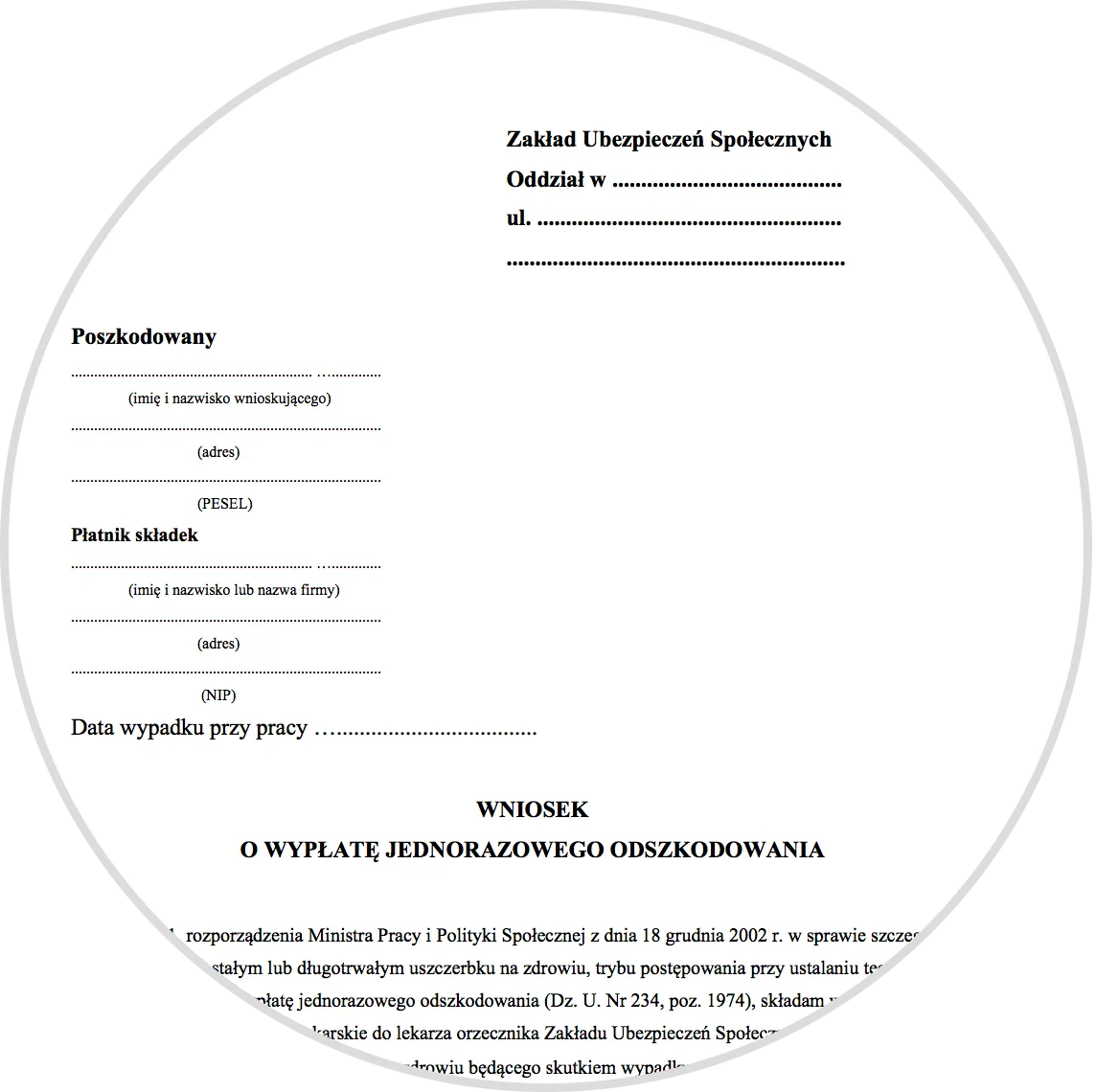 odszkodowanie od pracodawcy po wypadku