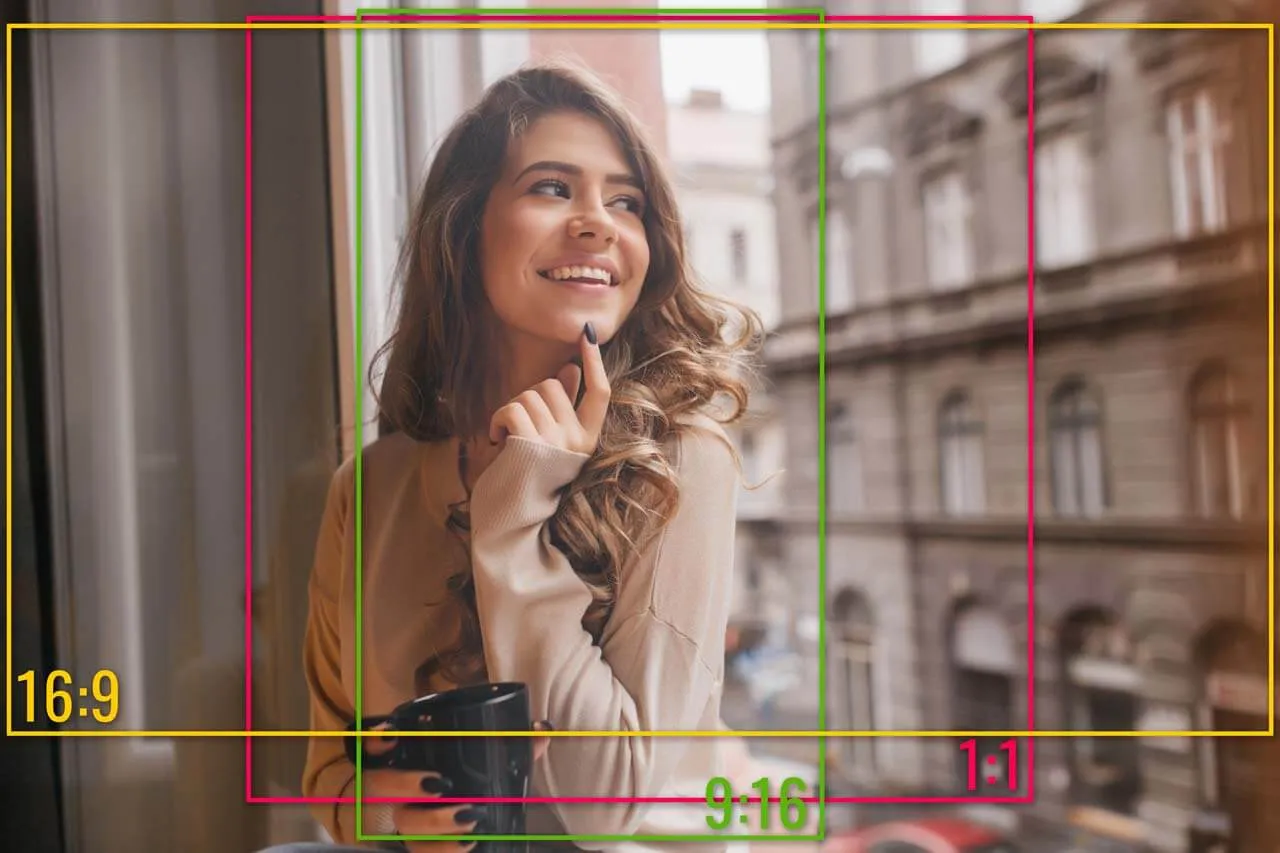proporcje obrazu wideo social media