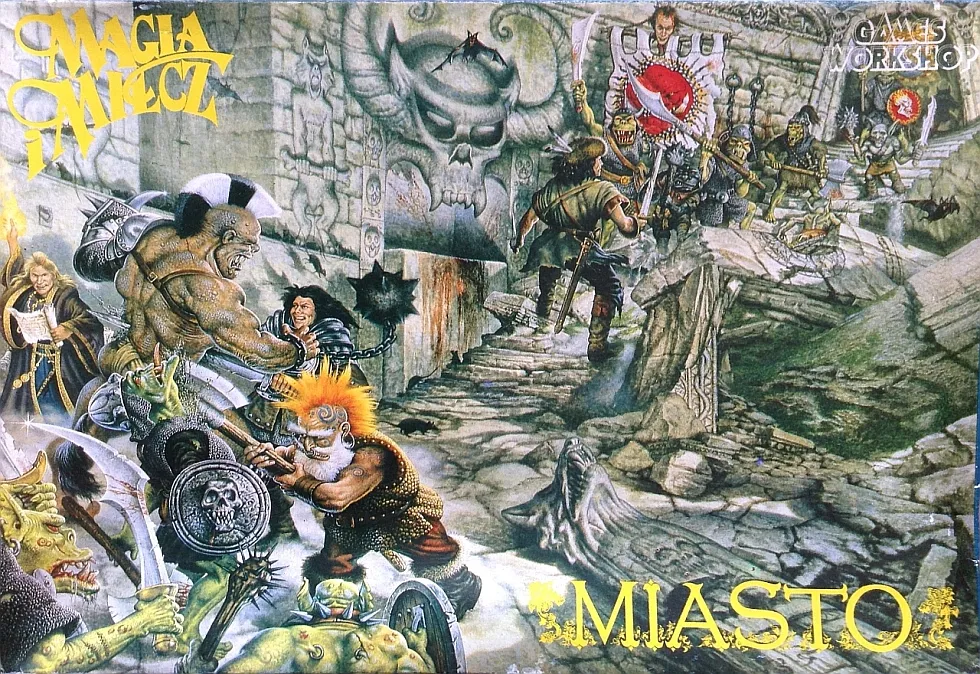 Magiczny Miecz Sfera okładka gry planszowej