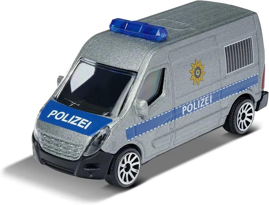 Zabawkowy Renault Master karetka, w&oacute;z strażacki, furgon policyjny