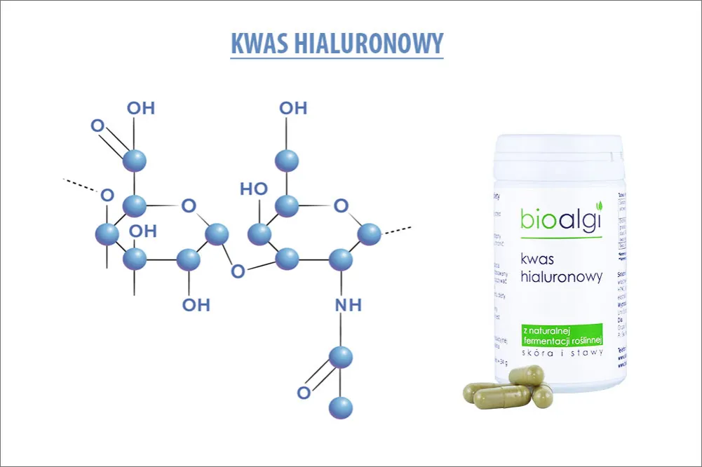 kwas hialuronowy budowa chemiczna sk&oacute;ra nawilżenie