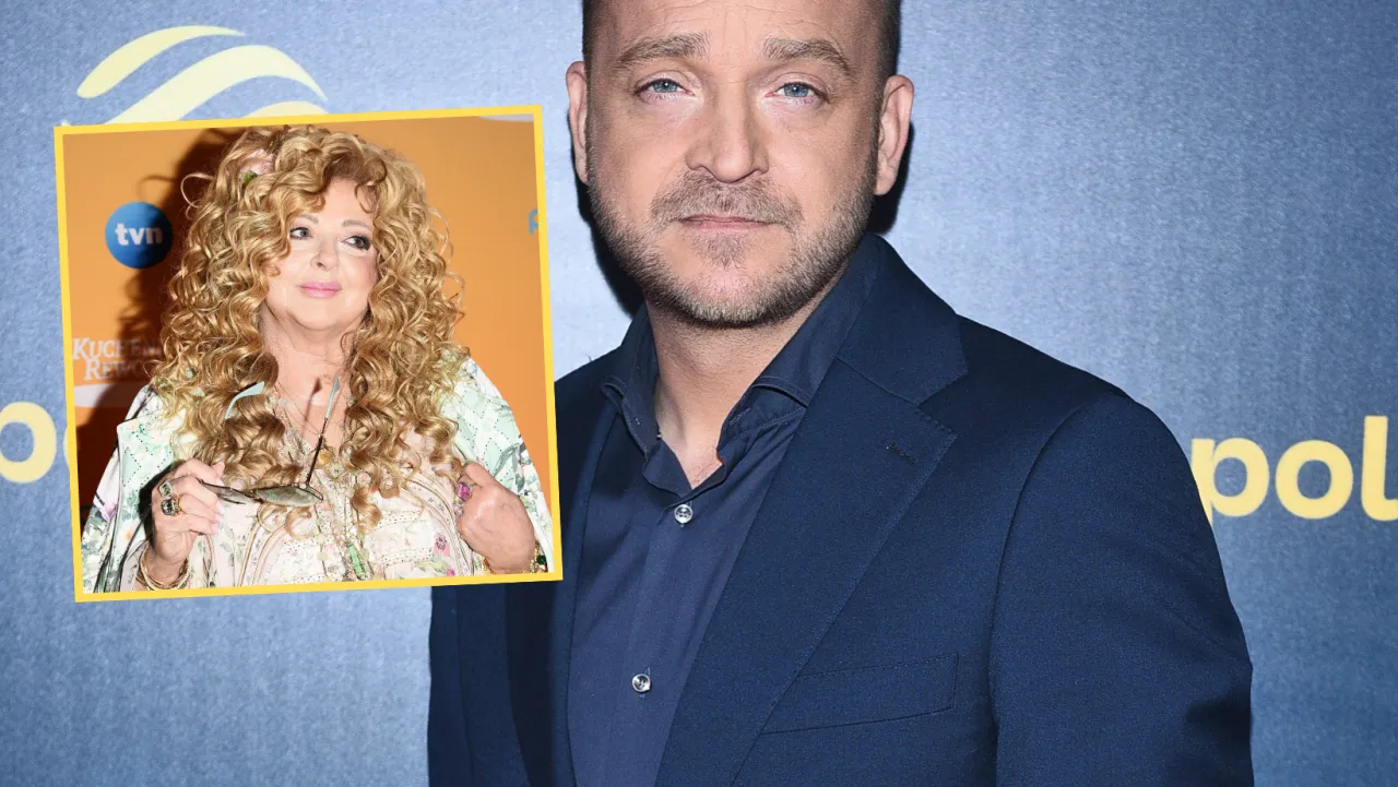 Mateusz Gessler i Magda Gessler to rodzina? Na zdjęciu widać ich portrety.