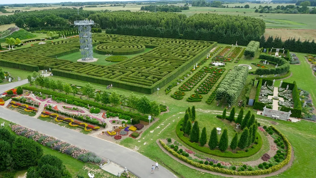 Kołobrzeg panorama miasta z morza