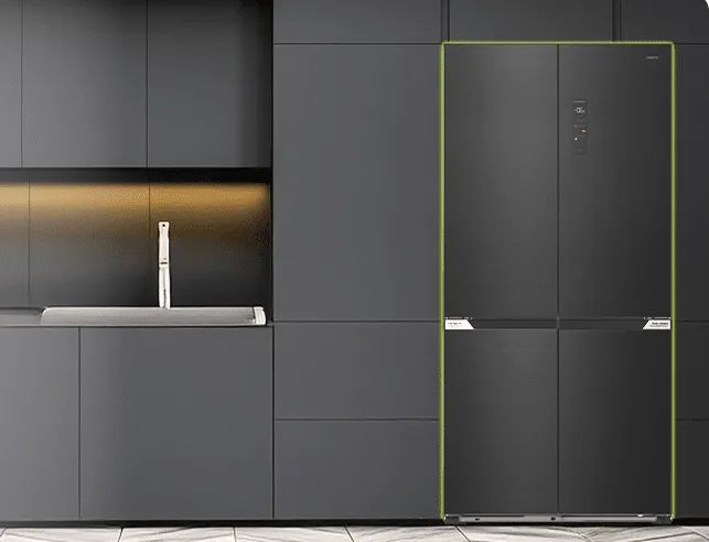 lodówka wolnostojąca oddająca ciepło boki tył